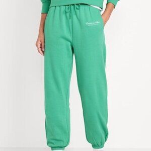 Old Navy Extra High Waisted So Comfy Jogger Sweatpants Unwind in Nature Emerald